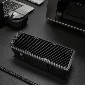 OCOCOO alimentatori industriali RC360T 360mm G1/4 '28mm di rame radiatore <span class=keywords><strong>dissipatore</strong></span> di calore di raffreddamento ad acqua con triplo ventole - Product Image 1