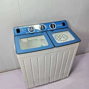 Lavadora-secadora eléctrica semiautomática de doble tina de alta calidad con secado por centrifugado, operación en inglés, capacidad de 10 kg - Product Image 6