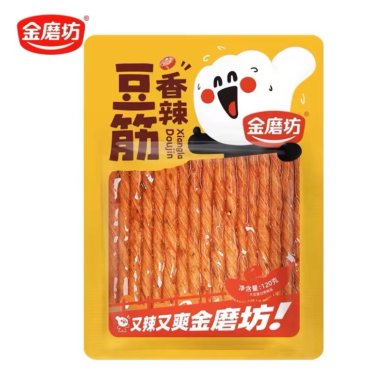 Jinmofang Latiao пряные полоски китайские горячие закуски