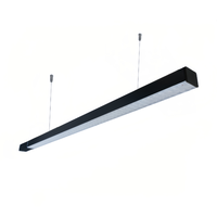 RONSE-Lampe suspendue LED linéaire en aluminium anti-éblouissement personnalisable 80W pour centres commerciaux et supermarchés