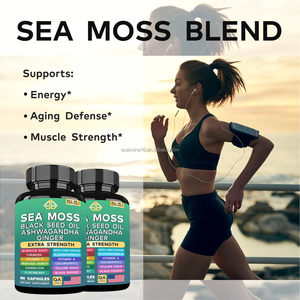 Capsules de Soutien Immunitaire OEM : Mousse de Mer, Huile de Nigelle, Ashwagandha, Gingembre pour la Peau et l'Énergie - Pour Adultes, 60 Comprimés - Product Image 4