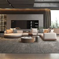 Canapé d'angle moderne en velours avec lit d'appoint et design capitonné pour le loisir dans le salon, combinaison modulaire élégante
