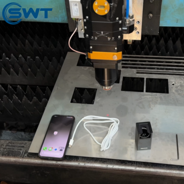 SWT AI Vision Laser Nozzle Visual Collimator Easy Calibration Tool for Red Light Focusing Cutting Head Alignment