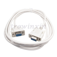 Cable Serial DB9 Hembra a Hembra, Extensión RS232 de 9 Pines, Cable Recto y Cruzado