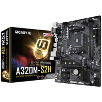 Carte mère de jeu GIGABYTE A320M S2H d'occasion avec processeur AMD Ryzen 3 3200G Combo