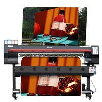 Imprimante Grand Format Extérieur/Intérieur Roll-to-Roll Écologique à Solvants 2.2m/2.5m/3.2m pour Toile et Bâche