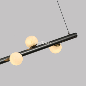 <span class=keywords><strong>Simig</strong></span> Beleuchtung Moderne Kunst Individualität Leichtgewichtiger Luxus LED Langer Kronleuchter - Product Image 5
