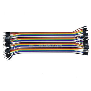 10 см 40pin цветной DuPont кабельный провод от F до F <span class=keywords><strong>M</strong></span> до <span class=keywords><strong>M</strong></span> 40P соединительный провод - Product Image 2