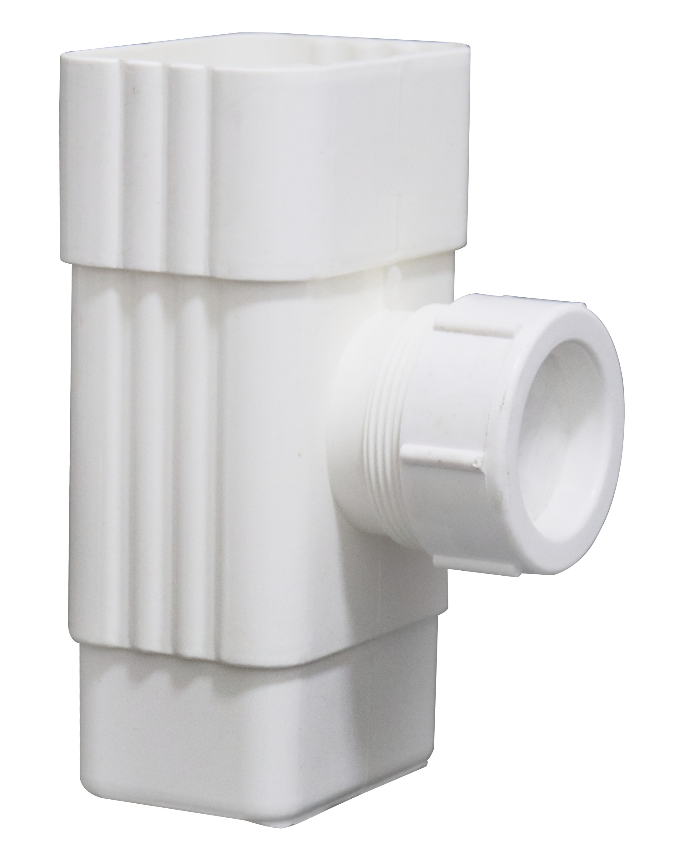FloPlast 68mm Round Or 65mm Square White Downpipe Water Butt Rain
