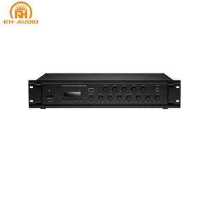 RH -AUDIO 5 Zone Mixing Amplifier with USB/BT/FM /Individual Volume Control