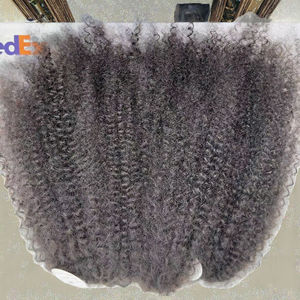 มัดผมคนแท้แบบไม่ผ่านกระบวนการผมชาวอินเดียแบบไม่ใช้มือติดหนังกำพร้าแบบไม่เรีมี - Product Image 3