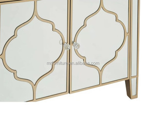 Meubles de <span class=keywords><strong>salon</strong></span> en forme de miroir Antique, 4 portes, 4 tiroirs, caisses de couleur <span class=keywords><strong>Champagne</strong></span> pour la salle à manger - Product Image 6
