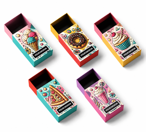 Custom Logo Size <b>Cheap</b> Price Cardboard Drawer <b>Box</b> Sliding Brown Kraft OEM Packaging <b>Box</b> - Product Image 1