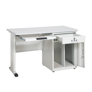 โต๊ะคอมพิวเตอร์เหล็กปรับระดับได้สไตล์โมเดิร์น เฟอร์นิเจอร์สำนักงานสำหรับโฮมออฟฟิศหรือห้องอ่านหนังสือ โต๊ะคอมพิวเตอร์สำหรับผู้ใหญ่ - Product Image 2