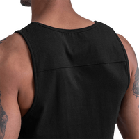 Débardeurs de sport athlétiques en coton, grande taille, vierges, avec logo personnalisé, pour le basketball, faible MOQ, fabrication sur mesure