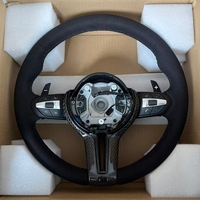 Volant sport en fibre de carbone pour BMW F30 F10 F22 F25 F31 F11 F15 F16 F20 F25 F26 F32 F33 F35 F36 F48 F39 F80 F82 E60 E90