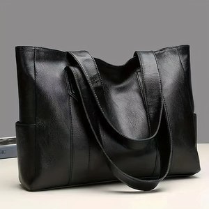 Borsa a Spalla Vegana Vintage Retrò Grande Capacità Borsa Casual da Donna per l'Estate e il Lavoro Borsa Tote alla Moda da Signora - Product Image 2