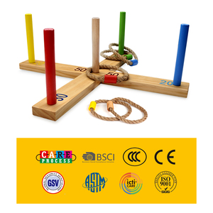 <span class=keywords><strong>Jeu</strong></span> de plein air <span class=keywords><strong>en</strong></span> <span class=keywords><strong>bois</strong></span> pour enfants, lancer d'anneaux, jeux de jardin pour adultes et familles - Product Image 6