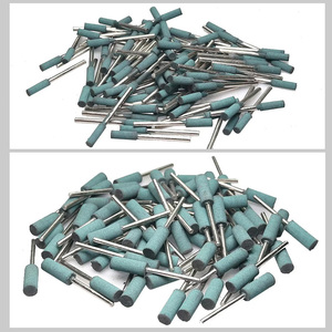 100 pièces/sac Têtes de ponçage à pointe montée en caoutchouc de 4-12 mm pour polissage de moules, outils rotatifs pour meuleuses à mortaise - Product Image 5