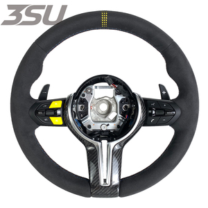 Volante Deportivo de Fibra de Carbono y Cuero para <span class=keywords><strong>BMW</strong></span> F30 F10 F21 F22 F15 F16 F45 F32 E70 E90, Estilo Deportivo, Interior de Auto, 2018-2024 - Product Image 1
