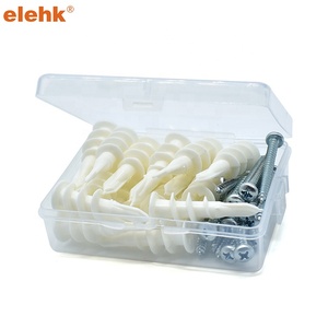 Elehk 13*42mm Nylon vách thạch cao Neo Bộ dụng cụ thạch cao tự khoan vách thạch cao Neo và vít 16 Neo + 16 ốc vít - Product Image 2
