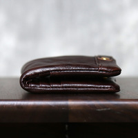 Dompet Kulit Asli Pria Grosir Terbaru, Dapat Dikustomisasi, dari Kulit Sapi Lapis Atas yang Diolah Alami dengan Gaya Mewah.