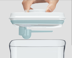 China Supply Airtight Pop Push Kitchen Cereal Contenedor de almacenamiento de alimentos secos. Caja hermética grande hermética para alimentos - Product Image 3