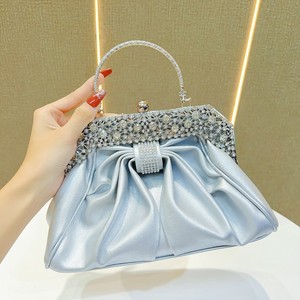Nouvelle <span class=keywords><strong>Pochette</strong></span> de Soirée Tendance 2026 pour <span class=keywords><strong>Femme</strong></span>, Sac à Main Rigide Diamanté <span class=keywords><strong>avec</strong></span> Chaîne Amovible, Fermoir Anneau Ovale en Strass - Product Image 2