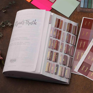 Etiqueta Adhesiva Impermeable con Índice para Clasificación de Libros Bíblicos, con Marca de Explosiones, Personalizada con Bronceado - Product Image 4