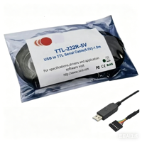 Cable USB a TTL FTDI TTL-232R-5V, Cable USB a UART, Compatible con +5V, Chip FTDI