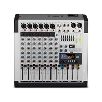 Interface audio professionnelle Biner AG8 8 canaux, mixeur audio USB, contrôleur DJ/console de mixage audio