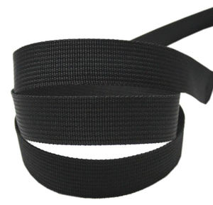 耐久性のあるポリエステル/ナイロン900Dブラックプレーンウェビング荷物バックパックアウトドア製品付きPPベルトバッグ用ストラップ - Product Image 2