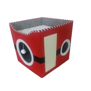 Double Layer Cat Bed Christmas Style Red Black Cartoon Foldable Pet Bed For Cats Washable Removable Winter Warm - Product Image 5