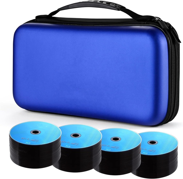 Custom Tool EVA Case DVD Case Portable Zipper CD Case Holder Disc Storage Organizer Wallet Bag