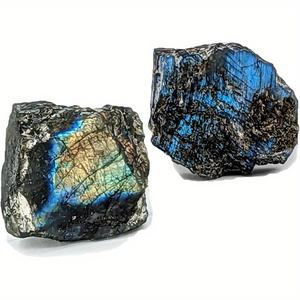 Labradorite brute, pierre précieuse, cristal, ornement pour la méditation, vente chaude, lumière bleue intense, puissante guérison - Product Image 1