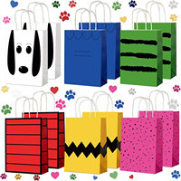 Tas Kertas Putih Ramah Lingkungan yang Dapat Didaur Ulang dengan Pegangan Tali Katun Alami Logo Kustom Tas Kemasan Hadiah Pakaian Mewah Grosir