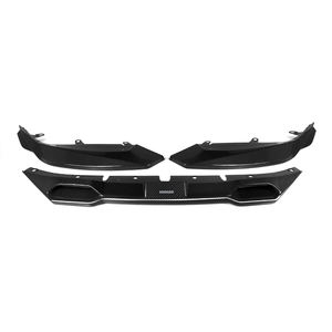 Kit de carrocería de carbono seco estilo SQ para <span class=keywords><strong>BMW</strong></span> G87 <span class=keywords><strong>M2</strong></span> Coupe 2023 + labio delantero guardabarros cubierta de espejo divisor faldón lateral difusor alerón - Product Image 2