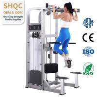 Machine de traction assistée en acier de qualité commerciale, équipement de fitness pour salle de sport, stations de dips, barres de traction, exercices pour les bras, pour entraîneurs personnels