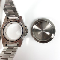 Boîtier de montre personnalisé, étanche 20 ATM, acier inoxydable 316L, 44,8 mm, pièces compatibles avec la couronne à vis 007 Guard