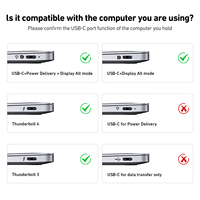 Câble USB-C personnalisé 4K 60Hz, coque en aluminium, PVC, 1,8 mètre, tressé en nylon, nickelé, pour ordinateur portable, téléphone portable, projecteur