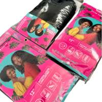 Extensions de cheveux pour tresses africaines, pour la réparation des dreadlocks, tressage au crochet, cheveux afro crépus en vrac haute température pour locs