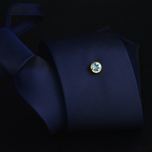 <span class=keywords><strong>YOUFENG</strong></span> Bijoux Mode Nouveau Alliage Cristal de Toutes les couleurs Broche Brillant Costume Accessoire Pour Hommes - Product Image 5