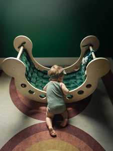 Arco de Escalada Triangular Montessori de Madera para Niños, <span class=keywords><strong>Silla</strong></span> Mecedora, Arco de Escalada Interior Ecológico - Product Image 3