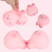 Jouet à presser Lapin Tangyuan, un jouet créatif et doux, semblable à de l'argile, idéal pour soulager le stress et comme balle anti-stress souple