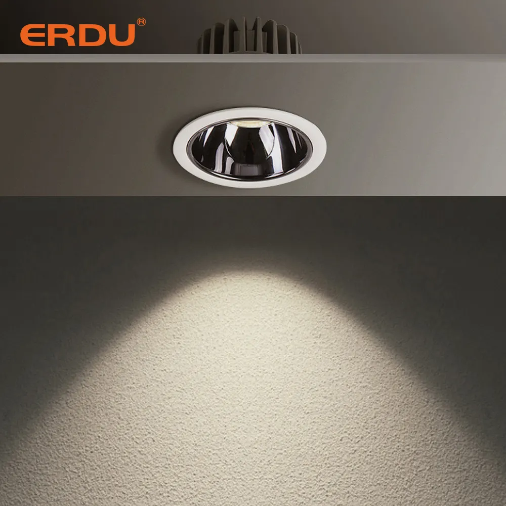 ERDU Comercial Home Modern Smart Blends chutz Trimless Rimless Einbau COB Decken-Down light 3w gu10 LED-Scheinwerfer