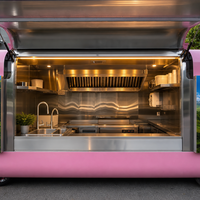 Food Truck, Remorque alimentaire, Chariot alimentaire, Food Truck avec cuisine complète, Foodtruck, Distributeur de pizzas, Camion à café, Café mobile
