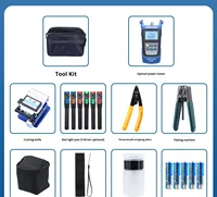 Câble optique, équipement de fibre optique, machine à souder FTTH, connecteur SC, outils de connexion à froid, puissancemètre optique, stylo à lumière rouge
