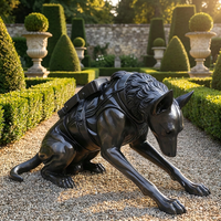 Sculpture de Malinois Belge en Bronze d'élite - Chien de travail K9 grandeur nature sur mesure avec options personnalisées, sculpture en bronze