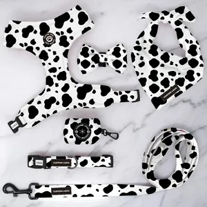 Conjunto de arnés y correa para collar de perro, accesorio personalizado para mascotas, juego de 6 unidades - Product Image 1