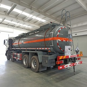 รถบรรทุกตู้ถังบรรจุสารเคมี DONGFENG 8x4 20CBM สำหรับบรรจุกรดโซดา พร้อมถังสแตนเลส 316 - Product Image 4